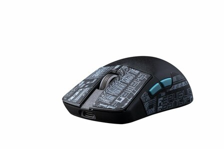 ASUS ROG Harpe Ace Aim Lab Edition | Ambidextrous Draadloze Muis | RF-Draadloos + Bluetooth + USB-A | 36.000 DPI | Zwart