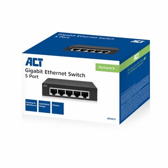 ACT AC4415 netwerk-switch Unmanaged Gigabit Ethernet (10/100/1000) Grijs