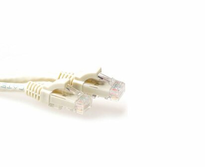 ACT UTP Cat 6A Netwerkkabel | 0,5 m | Ivoor