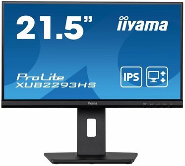 iiyama ProLite XUB2293HS-B5 computer monitor 54,6 cm (21.5&quot;) 1920 x 1080 Pixels Full HD LED Zwart