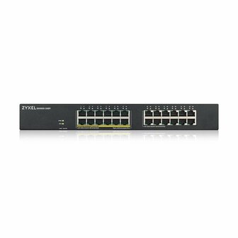 Zyxel GS1900-24EP Managed L2 Gigabit Ethernet (10/100/1000) Power over Ethernet (PoE) Zwart