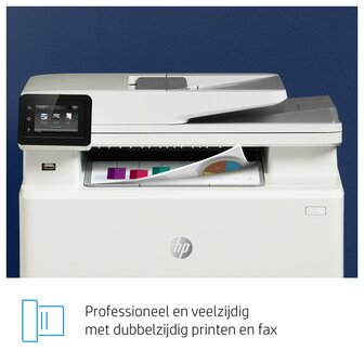 HP Color LaserJet Pro MFP M283fdw, Printen, kopi&euml;ren, scannen, faxen, Printen via USB-poort aan voorzijde; Scannen naar e-mail; Dubbelzijdig printen; ADF voor 50 vel ongekruld