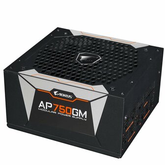 Gigabyte GP-AP750GM | 750 Watt Gold ATX PSU | Modulair | Power Supply | Voeding