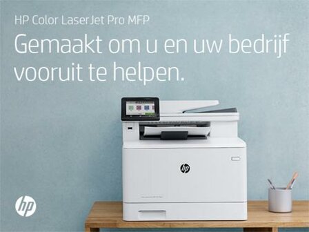 HP Color LaserJet Pro MFP M479fnw, Printen, kopi&euml;ren, scannen, fax, e-mail, Scannen naar e-mail/pdf; ADF voor 50 vel ongekruld