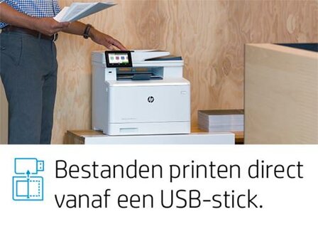 HP Color LaserJet Pro MFP M479fnw, Printen, kopi&euml;ren, scannen, fax, e-mail, Scannen naar e-mail/pdf; ADF voor 50 vel ongekruld