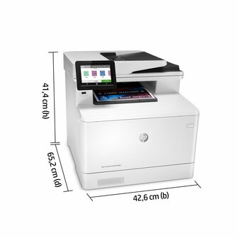 HP Color LaserJet Pro MFP M479fnw, Printen, kopi&euml;ren, scannen, fax, e-mail, Scannen naar e-mail/pdf; ADF voor 50 vel ongekruld