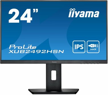 iiyama ProLite XUB2492HSN-B5 LED display 61 cm (24&quot;) 1920 x 1080 Pixels Full HD Zwart