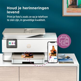 HP ENVY HP Inspire 7920e All-in-One printer, Kleur, Printer voor Thuis en thuiskantoor, Printen, kopi&euml;ren, scannen, Draadloos; HP+; Geschikt voor HP Instant Ink; Automatische documentinvoer