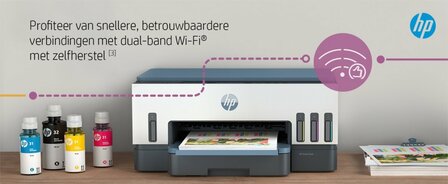 HP Smart Tank 7006 AiO Inkjetprinter | 4800 x 1200 DPI | Wifi | Kleur