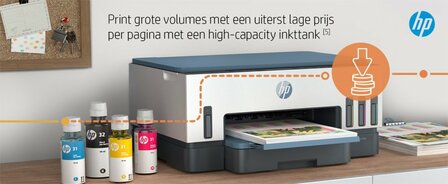 HP Smart Tank 7006 AiO Inkjetprinter | 4800 x 1200 DPI | Wifi | Kleur