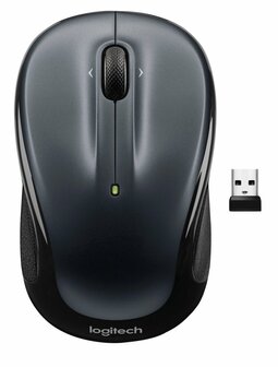Logitech M325s | Ambidextrous Draadloze Muis | RF-Draadloos | 1000 DPI | Zwart