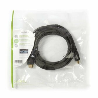 Nedis CVGP34000BK15 | 3 m HDMI Video Kabel Adapter | Zwart