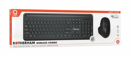Qware Rotherham | Draadloze Muis en Toetsenbordcombo | QWERTY