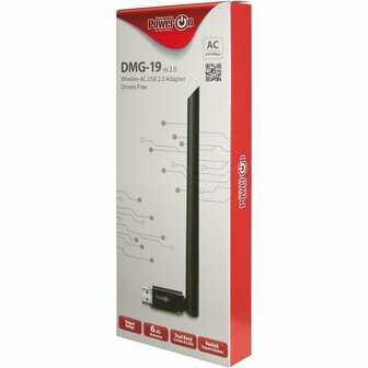 Inter-Tech DMG-19 USB WLAN Adapter 650 Mbit/s