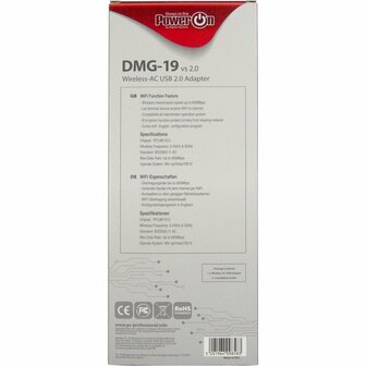 Inter-Tech DMG-19 USB WLAN Adapter 650 Mbit/s