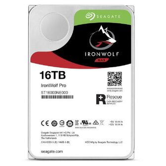 Seagate IronWolf Pro ST16000NT001 interne harde schijf 3.5&quot; 16000 GB