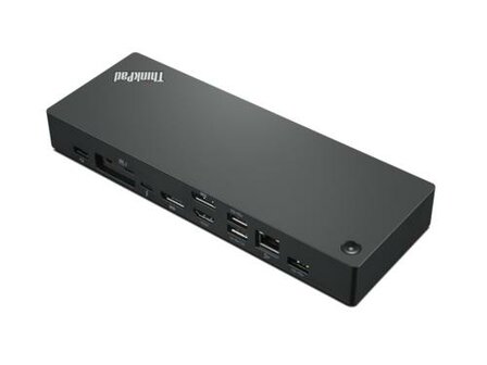 Lenovo 40B00300EU | Docking Station &amp; Poortreplicator | Thunderbolt 4 | Zwart/Rood