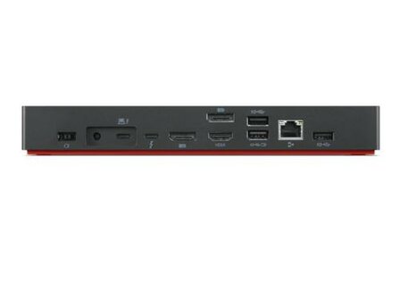 Lenovo 40B00300EU | Docking Station &amp; Poortreplicator | Thunderbolt 4 | Zwart/Rood