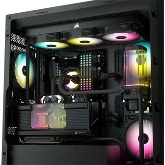 Corsair iCUE 5000X RGB Midi Tower Zwart