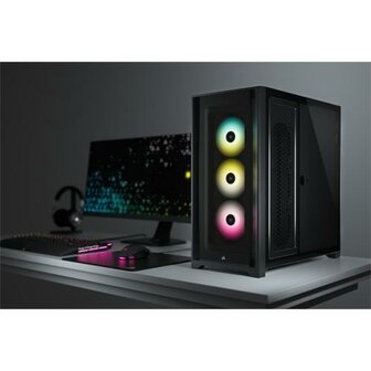 Corsair iCUE 5000X RGB Midi Tower Zwart