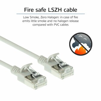ACT netwerkkabel | Cat6a | U/FTP (STP) | 2 m | Grijs | DC7002
