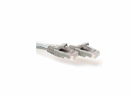 ACT netwerkkabel | Patchkabel | Cat6A | U/UTP (UTP) | 3 m | Grijs