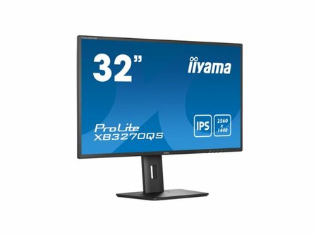 iiyama ProLite XB3270QS-B5 computer monitor 80 cm (31.5&quot;) 2560 x 1440 Pixels Wide Quad HD LED Zwart