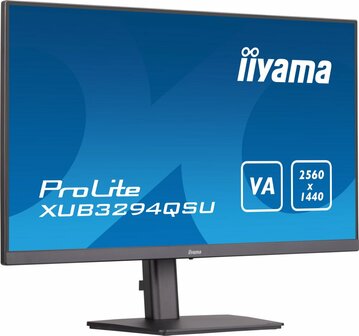 iiyama ProLite XUB3294QSU-B1 computer monitor 80 cm (31.5&quot;) 2560 x 1440 Pixels Wide Quad HD LCD Zwart