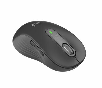 Logitech Signature M650 | Linkshandige Draadloze Muis | RF-Draadloos + Bluetooth | 2000 DPI | Grafiet