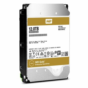 Western Digital Gold Enterprise HDD 3.5&quot; | 12TB SATA III | 7200RPM