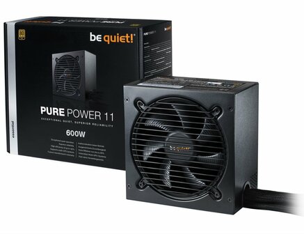 be quiet! Pure Power 11 | 600 Watt Gold PSU | Power Supply | Voeding