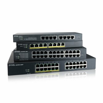 Zyxel GS1915-24EP Managed L2 Gigabit Ethernet (10/100/1000) Power over Ethernet (PoE) 1U Zwart