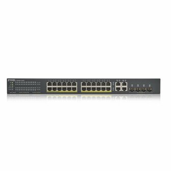 Zyxel GS1920-24HPV2 Managed Gigabit Ethernet (10/100/1000) Power over Ethernet (PoE) Zwart