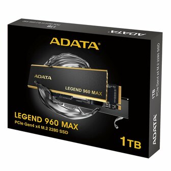 ADATA Legend 960 Max | 1TB NVMe SSD | M.2 | Gen4 | 7.400MB/s