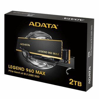 ADATA Legend 960 Max | 2TB NVMe SSD | M.2 | Gen4 | 7.400MB/s