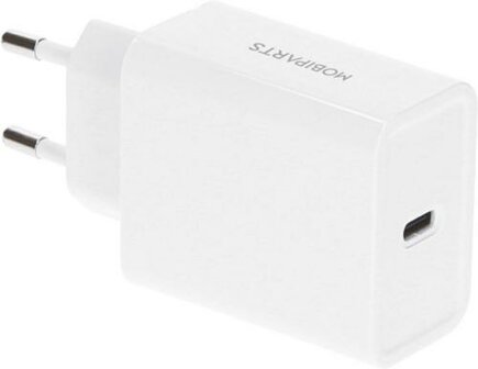 Mobiparts Wall Charger | USB-C Oplader 30W met Power Delivery | Wit