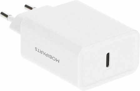 Mobiparts Wall Charger | USB-C Oplader 30W met Power Delivery | Wit