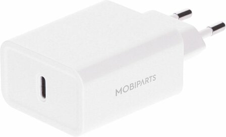 Mobiparts Wall Charger | USB-C Oplader 30W met Power Delivery | Wit
