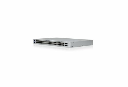 Ubiquiti Networks UniFi USW-48-POE netwerk-switch Managed L2 Gigabit Ethernet (10/100/1000) Power over Ethernet (PoE) 1U Roestvrijstaal