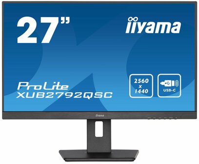 iiyama ProLite 68,6 cm (27&quot;) 2560 x 1440 Pixels Wide Quad HD LED Zwart