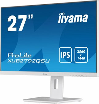 iiyama ProLite XUB2792QSU-W5 computer monitor 68,6 cm (27&quot;) 2560 x 1440 Pixels Wide Quad HD LED Wit