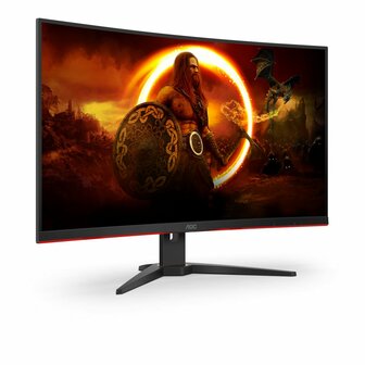 AOC G2 C32G2ZE/BK computer monitor 80 cm (31.5&quot;) 1920 x 1080 Pixels Full HD LED Zwart, Rood