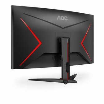 AOC G2 C32G2ZE/BK computer monitor 80 cm (31.5&quot;) 1920 x 1080 Pixels Full HD LED Zwart, Rood