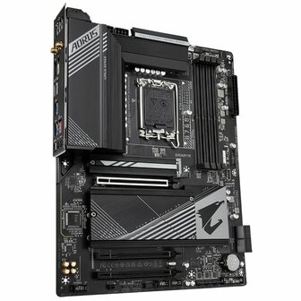 Gigabyte B760 AORUS ELITE AX (rev. 1.0) | Socket LGA 1700 | Intel B760 | 4xDDR5 | Micro-ATX | Moederbord