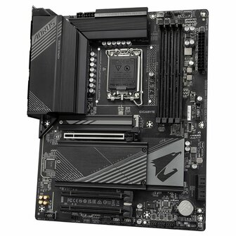 Gigabyte B760 AORUS ELITE AX (rev. 1.0) | Socket LGA 1700 | Intel B760 | 4xDDR5 | Micro-ATX | Moederbord