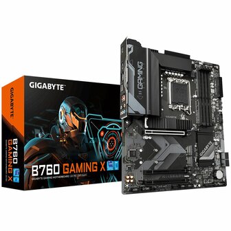Gigabyte B760 GAMING X | Socket LGA 1700 | Intel B760 | 4xDDR5 | ATX | Moederbord