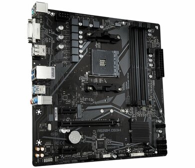 Gigabyte A520M DS3H (rev. 1.x) | Socket AM4 | AMD A520 | 4xDDR4 | Micro-ATX | Moederbord