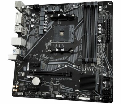 Gigabyte A520M DS3H (rev. 1.x) Socket AM4 micro ATX