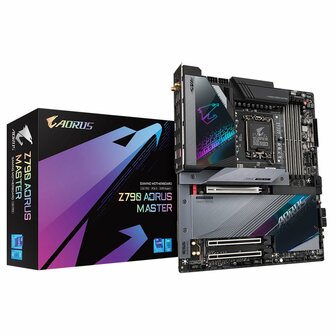 Gigabyte Z790 AORUS MASTER | Socket LGA 1700 | Intel Z790 | 4xDDR5 | Extended ATX | Moederbord