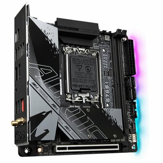 Gigabyte B760I AORUS PRO DDR4 | Socket LGA 1700 | Intel B760 | 4xDDR4 | Mini-ITX | Moederbord